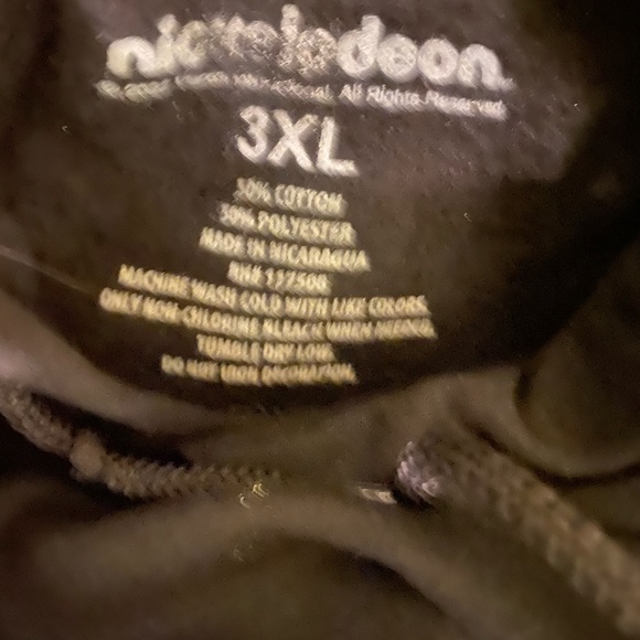 New Official Invader Zim and Gir Pullover 2 sided hoodie - Black sz 2x,3XL - Picture 5 of 6